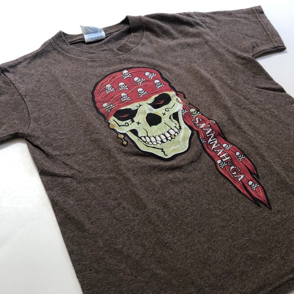 Boys Pirate - Savannah, GA. SS Tee - Picture 1 of 4